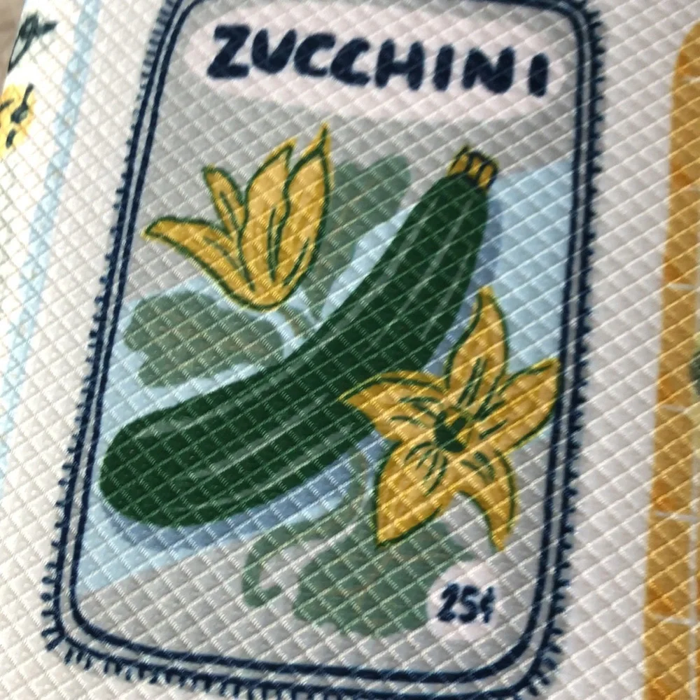 Isaac Mizrahi Kitchen Vegetable Print Drying Mats